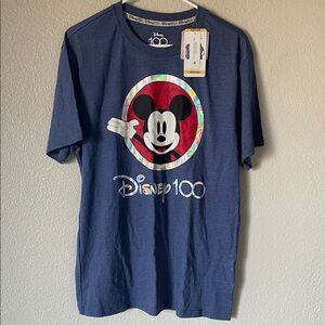 Disney Adult Unisex 100th Anniversary Graphic Short Sleeve Crewneck Tee